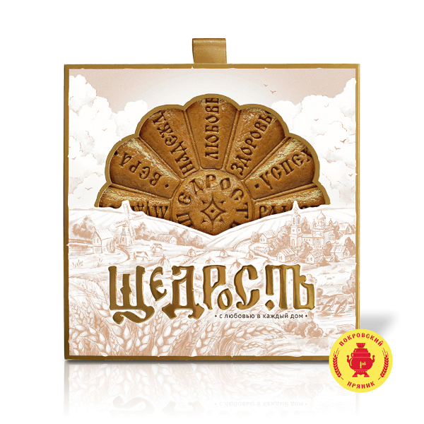№3 Пряник 700г "Щедрость" (в подарочной упаковке)  в Курчатове