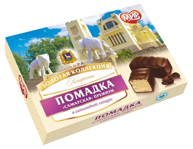  КФ МИР Помадка ШОКОЛАДНОЙ ГЛАЗУРИ 145г  в Курчатове